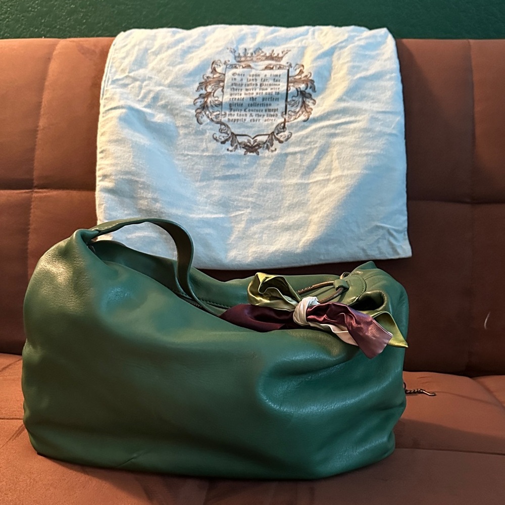 Juicy Couture Green Leather Women's Bag